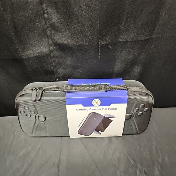 Carrying Case For Playstation Portal Handheld Gaming Device Black Hard Shell - Picture 2 of 10